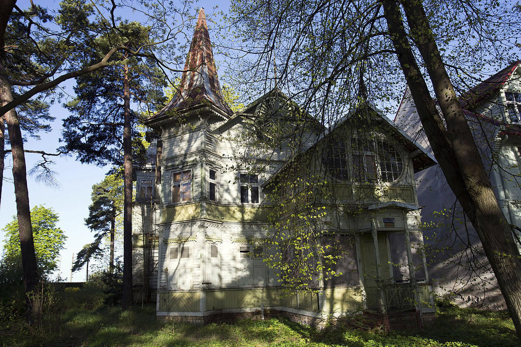 wooden house, Jurmala