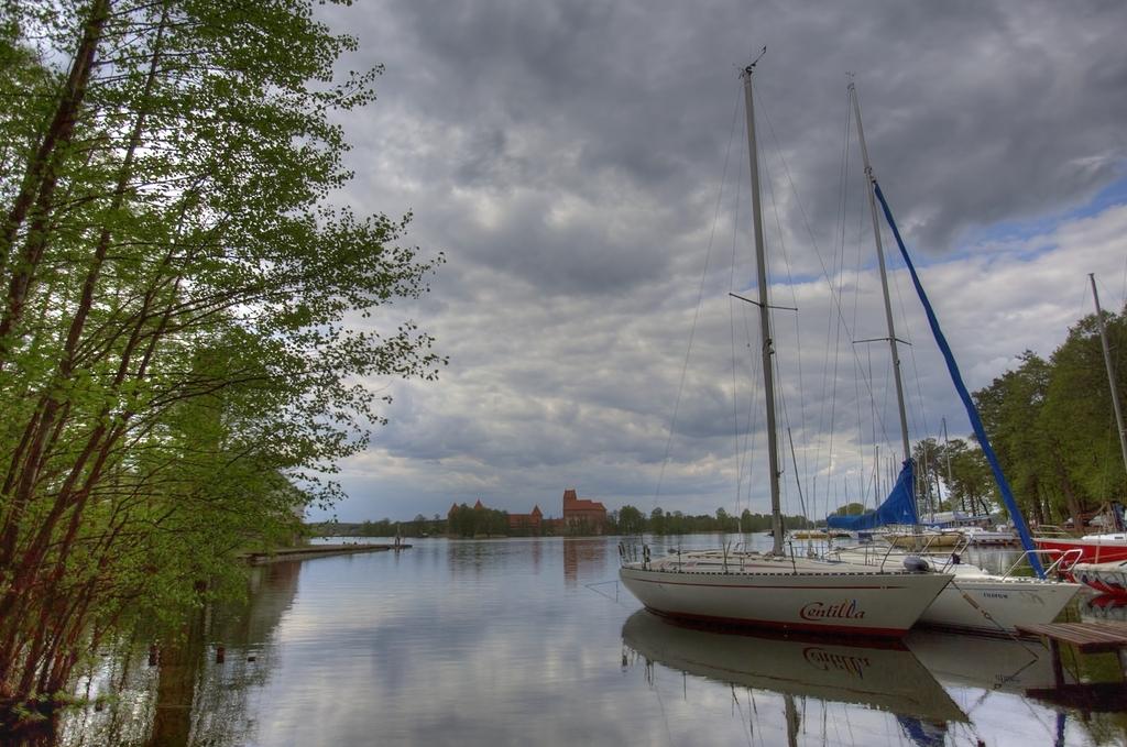 Boats near Trakai