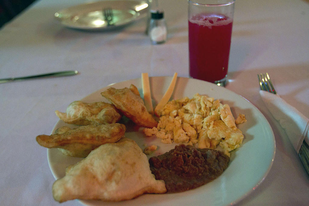 Belizean fryjack breakfast