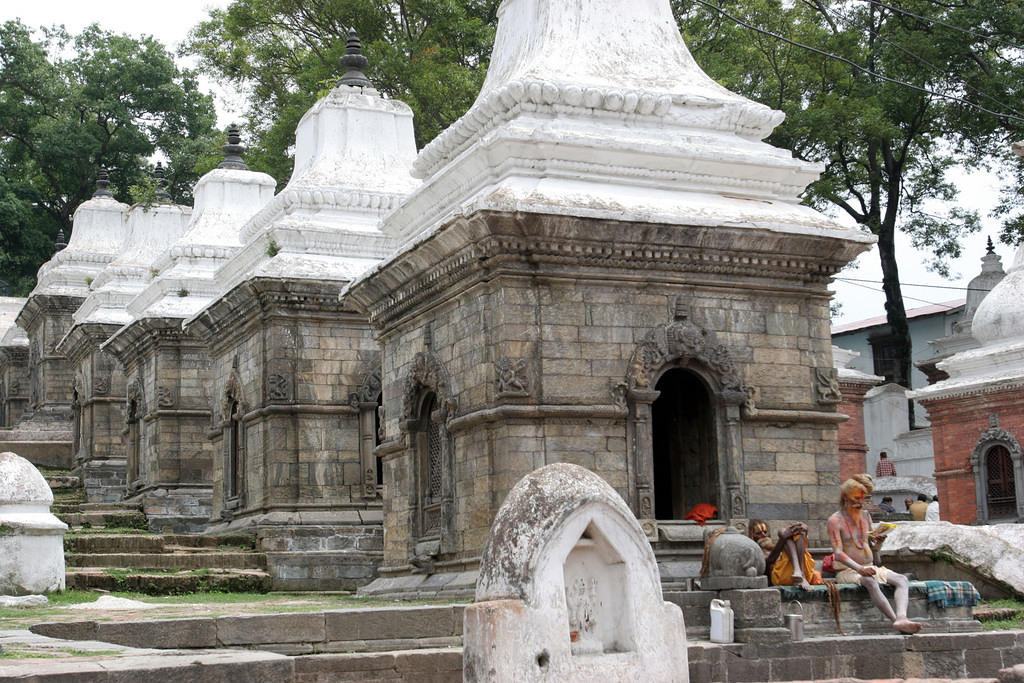 Sadhus at Pashupatinath.