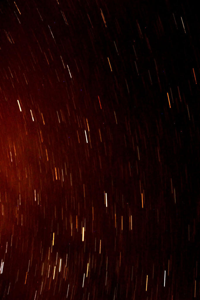 Time lapse (ruined by a nearby light)