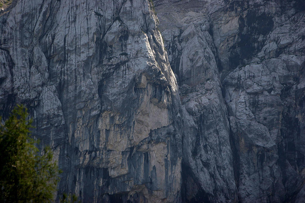 Ajdovska deklica - Legendary Giant Girl's face in the Julian Alps