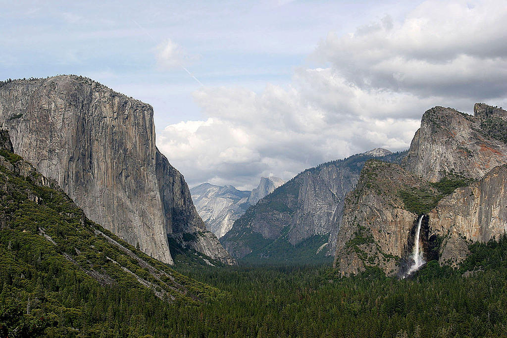 El Capitan and Horse Tail Falls