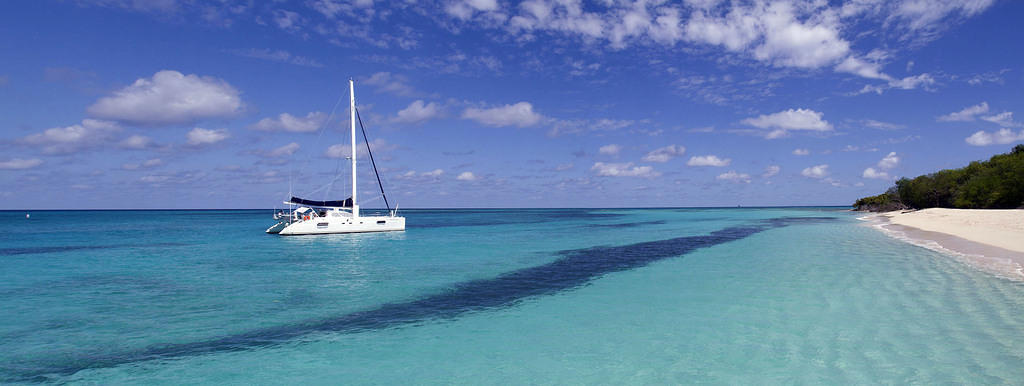 A snorkel vessel at Turtle Beach