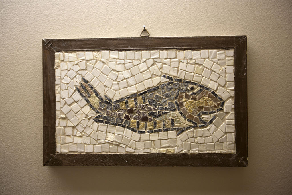 happy fish mosaic jordan