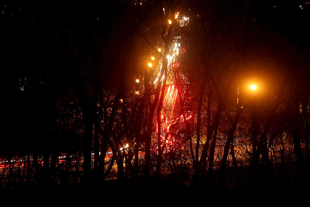 Massachusetts Ave, from my apartment at night