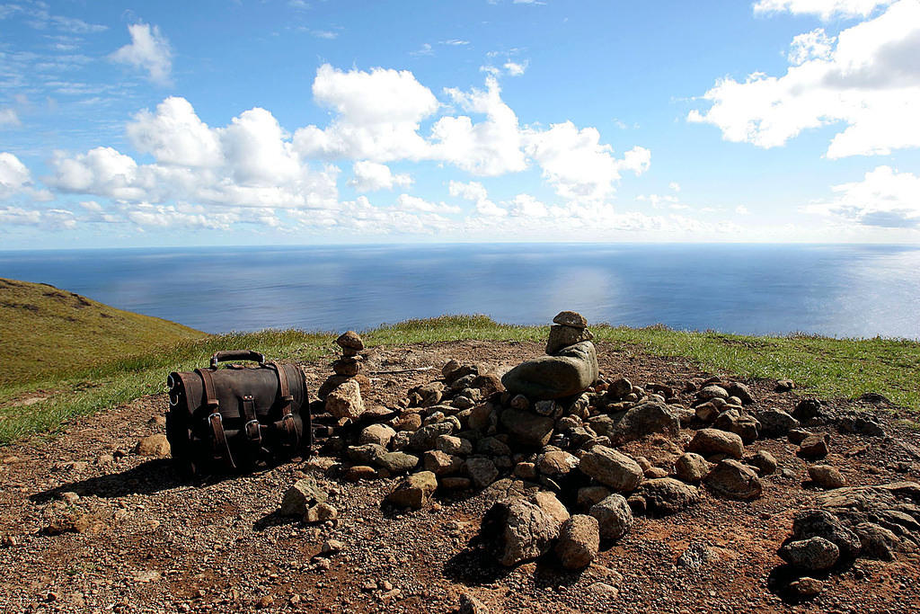 Summit at Maunga Terevaka