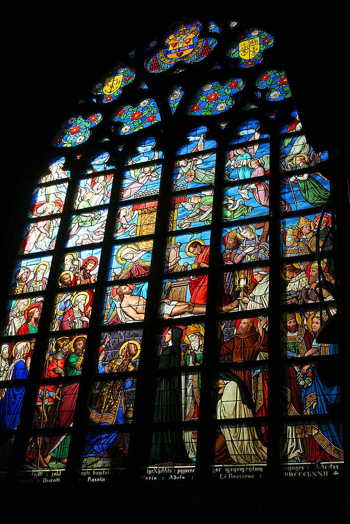 Stained glass, Cathedral of Our Lady