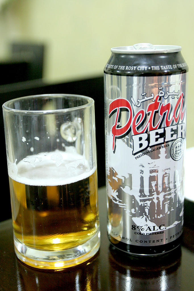 Petra beer.  I couldn't find it anywhere in Petra/Wadi Musa, but tracked it down in Madaba.