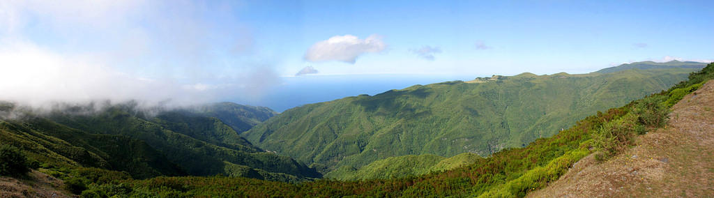 A panorama among the clouds