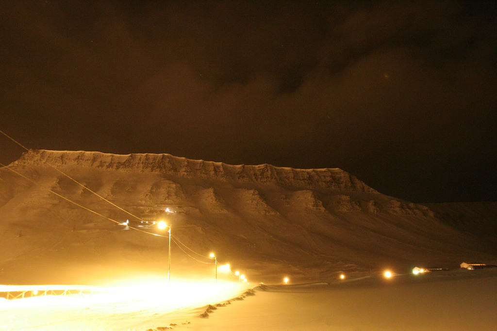 I don't know what that building is on the side of the mountain.