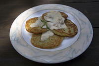  Latke with mushroom