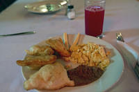 Belizean fryjack breakfast