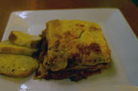 Short rib lasagna