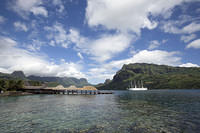 Anchored in Moorea