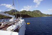 Moored in Huahine