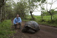 Me and a Galapagos Tortoise