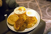 Brekafast at Singapore Business Class lounge