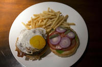 Delicious wagyu burger