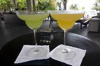 Kiwi daiquiri and mango daiquiri