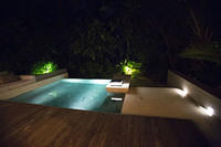 Pool at night