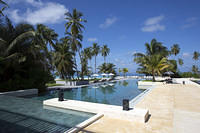 Pool view from the bar