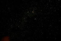 Milky Way and cloud
