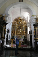 Ringing the bell at the Church of the Assumption, Lake Bled, Slovenia