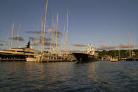 Some casual leisure ships in Falmouth Harbor, Antigua