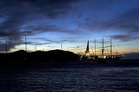 Wind Spirit at night in Les Saintes