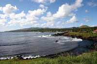 Hanga Roa, the (only) town on Easter Island