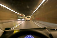 Gotthard Road Tunnel, Switzerland.  The third-longest road tunnel in the world.