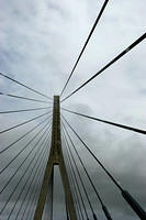 The bridge connecting Spain and Portugal