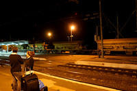 Waiting for a train in Sidi Kacem