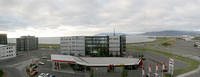 Our hotel's ocean view in Reykjavik