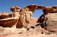 Scale of the rock arch