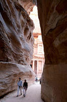 Entering from the Siq