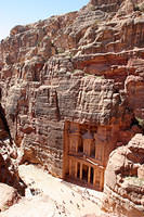 Closer above, where we ran into a Bedouin shepherd and had tea