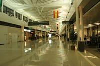 Ordinarily, Dulles airport is a horrible place.  It's not as bad when it's completely empty.