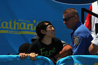 His shirt read "Free Kobi"
