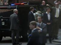 The Queen arrives